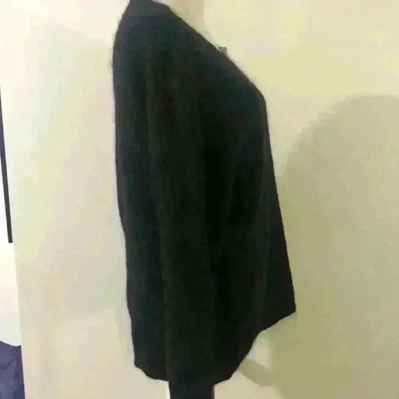 Vintage KarenKane %38 mohair and 38% merino wool black v neck sweater size M - Picture 4 of 7